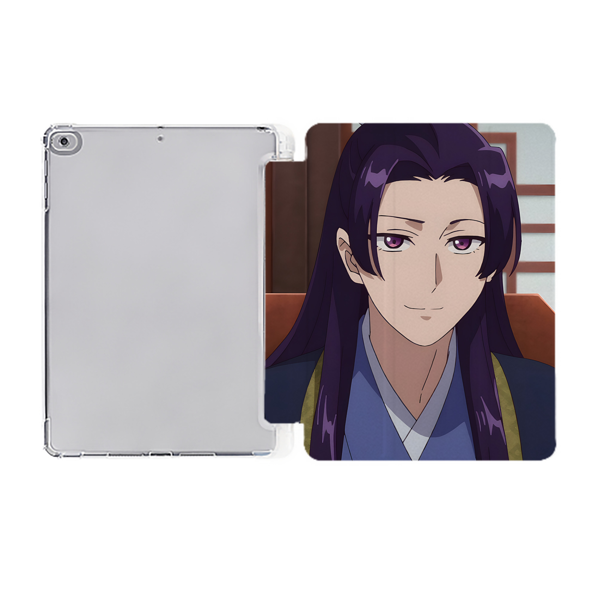 （画像用） 薬屋のひとりごと The Apothecary Diaries IPad ケース ペン収納付き 三つ折りスタンド PUレザー×シリコン 対応機種9.5/10.5/10.9インチ